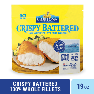 Gorton’s Crispy Battered Fish 100%